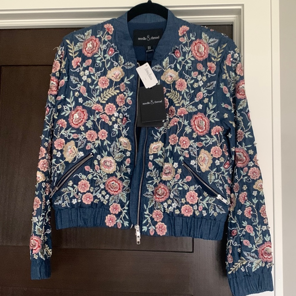 COPY - NWT needle and thread jacket size 4